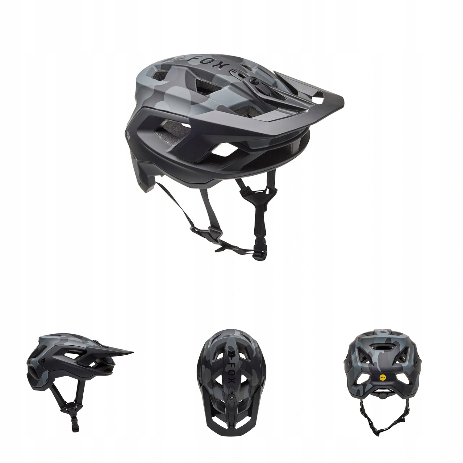 Cyklistická přilba Fox Speedframe camo black camo M