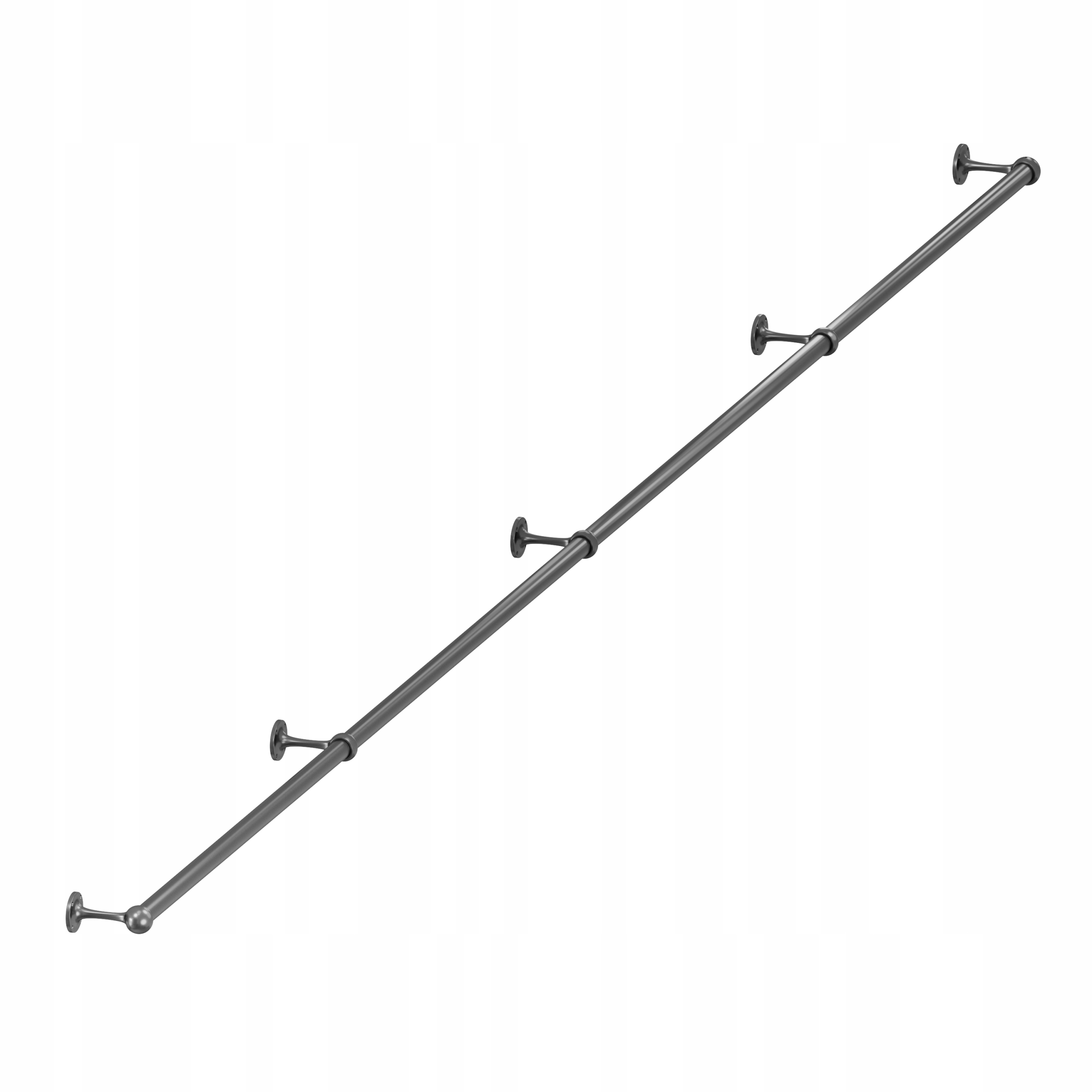 Schodišťová Zábradlí Na Schody Držák Grafit 25 mm 500 cm Nazare