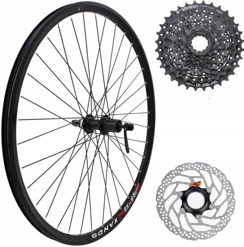 Kolo 26 Palců Zadní Kazeta Shimano 8-RZ Kotoučové Brzdy Disc