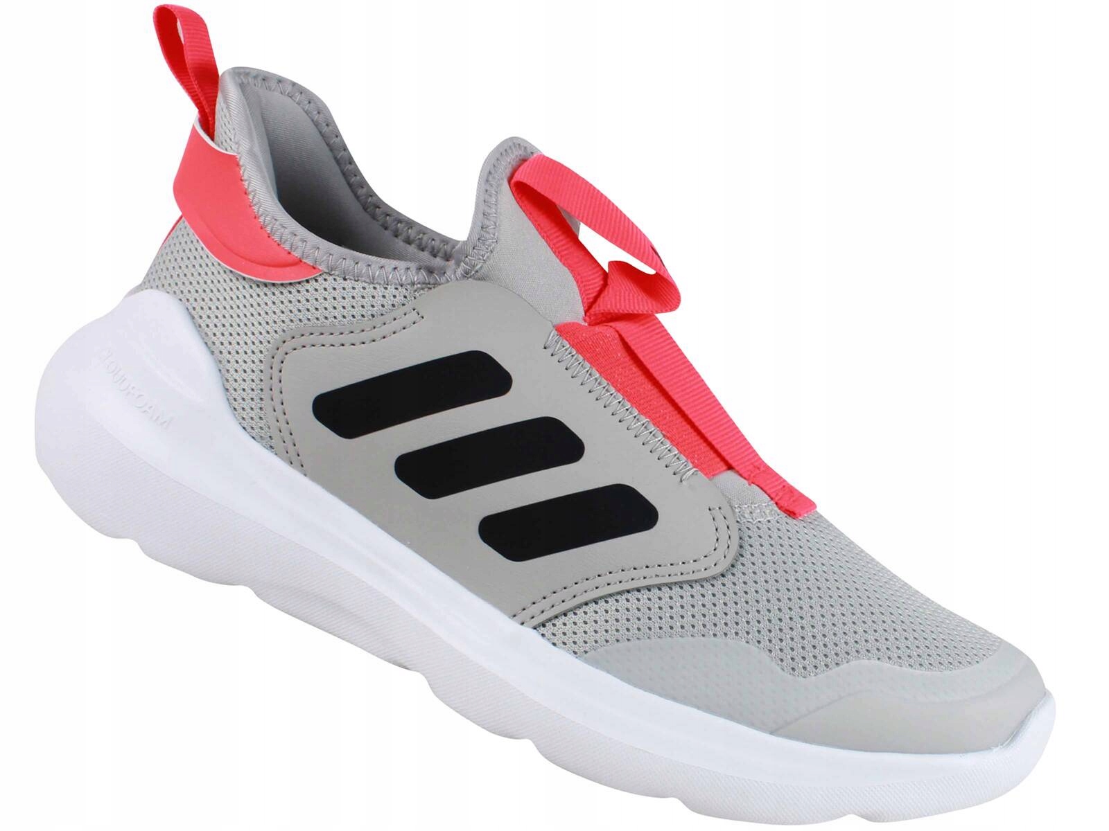 Adidas Tensaur Comfort Ac JR2718 Buty Dziecięce Wsuwane Szare Na W-f