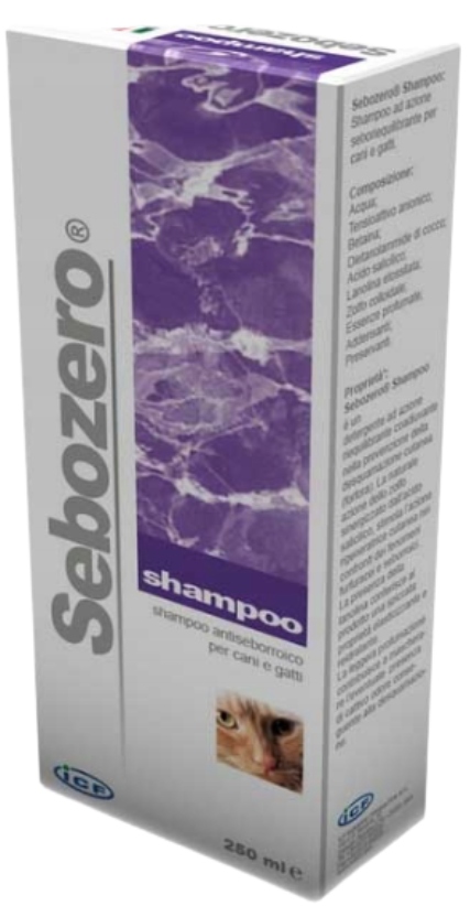 Levně Sebozero šampon proti seboree pro psy a kočky Geulincx 250 ml