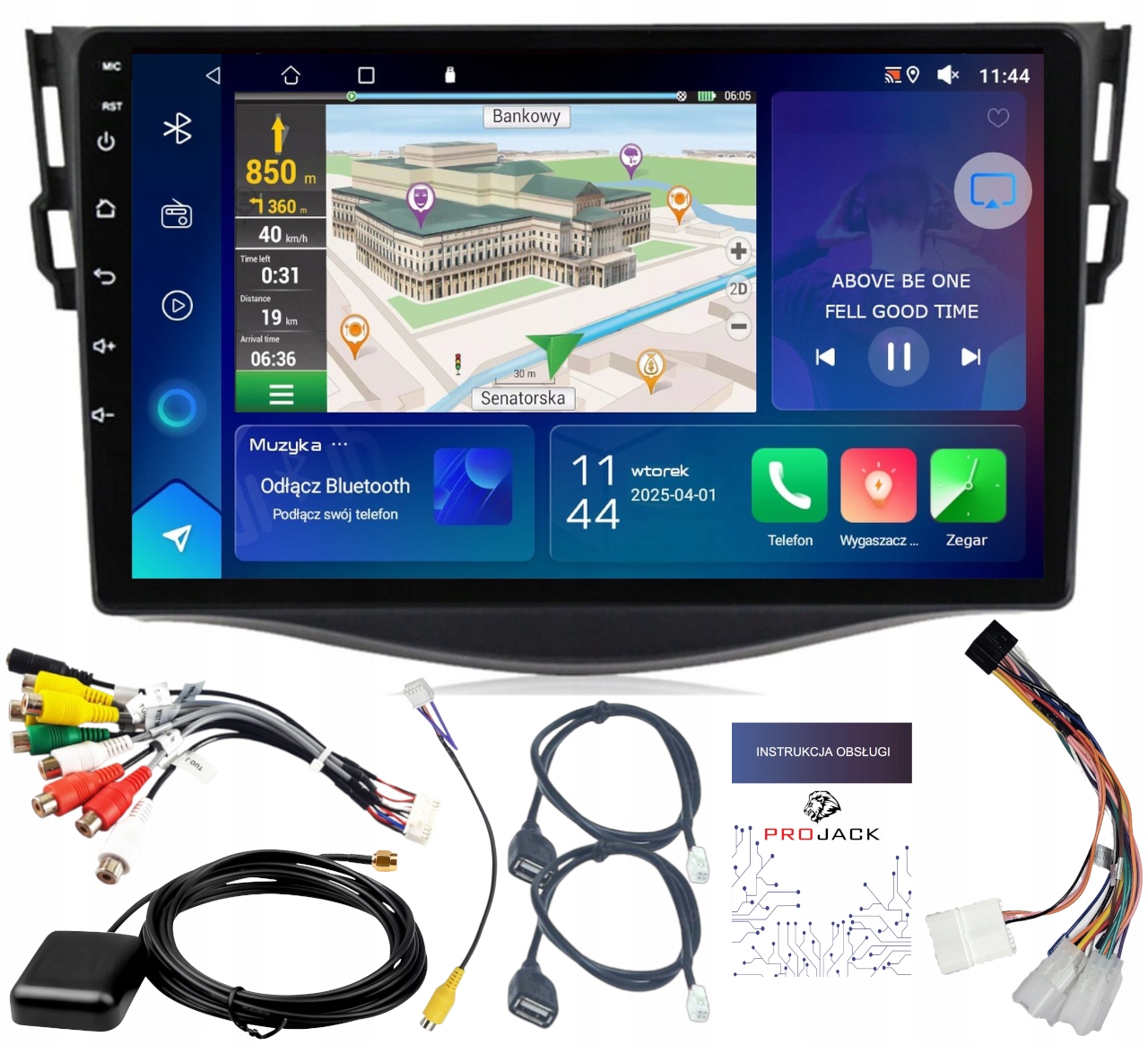 Autorádio Gps Toyota RAV4 2006-2012 Wifi Carplay Usb 2GB 64GB