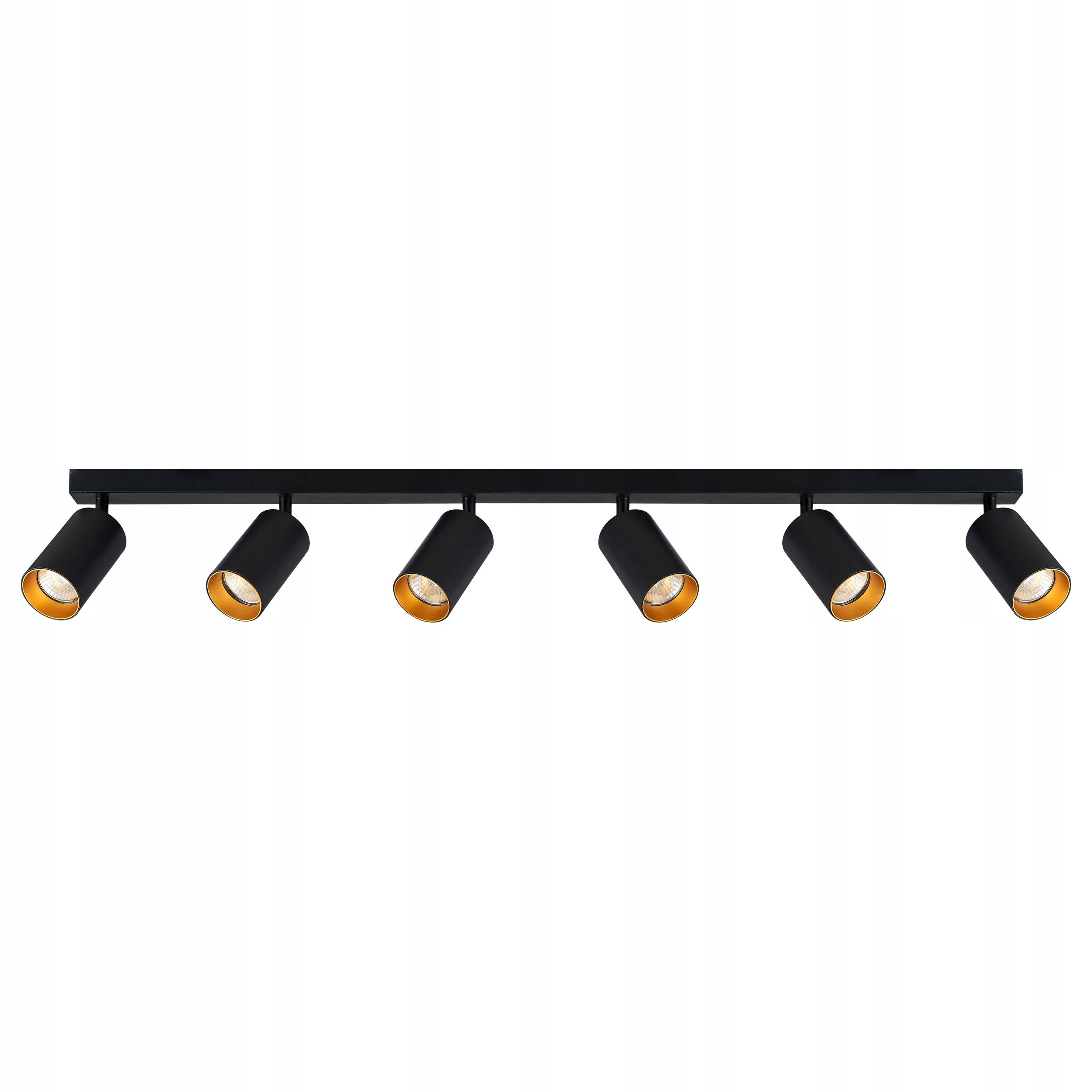 Stropní svítidlo Halogenové svítidlo 6x E27 Led Pohyblivé svítidlo zlaté