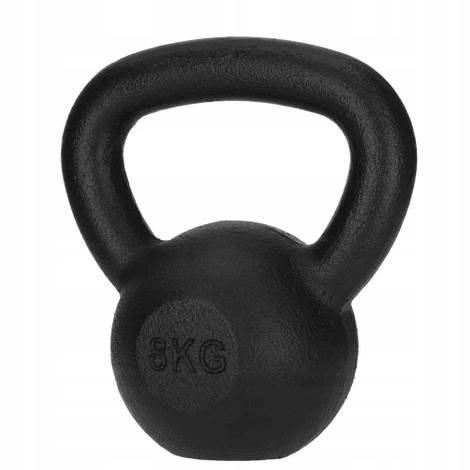 4FIZJO Kettlebell odważnik do ćwiczeń żeliwny, kettle, kula 16kg