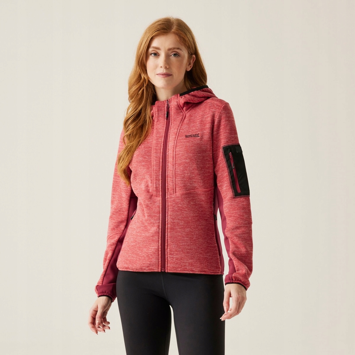 Dámská fleecová mikina Regatta Kemilia světle červená 34