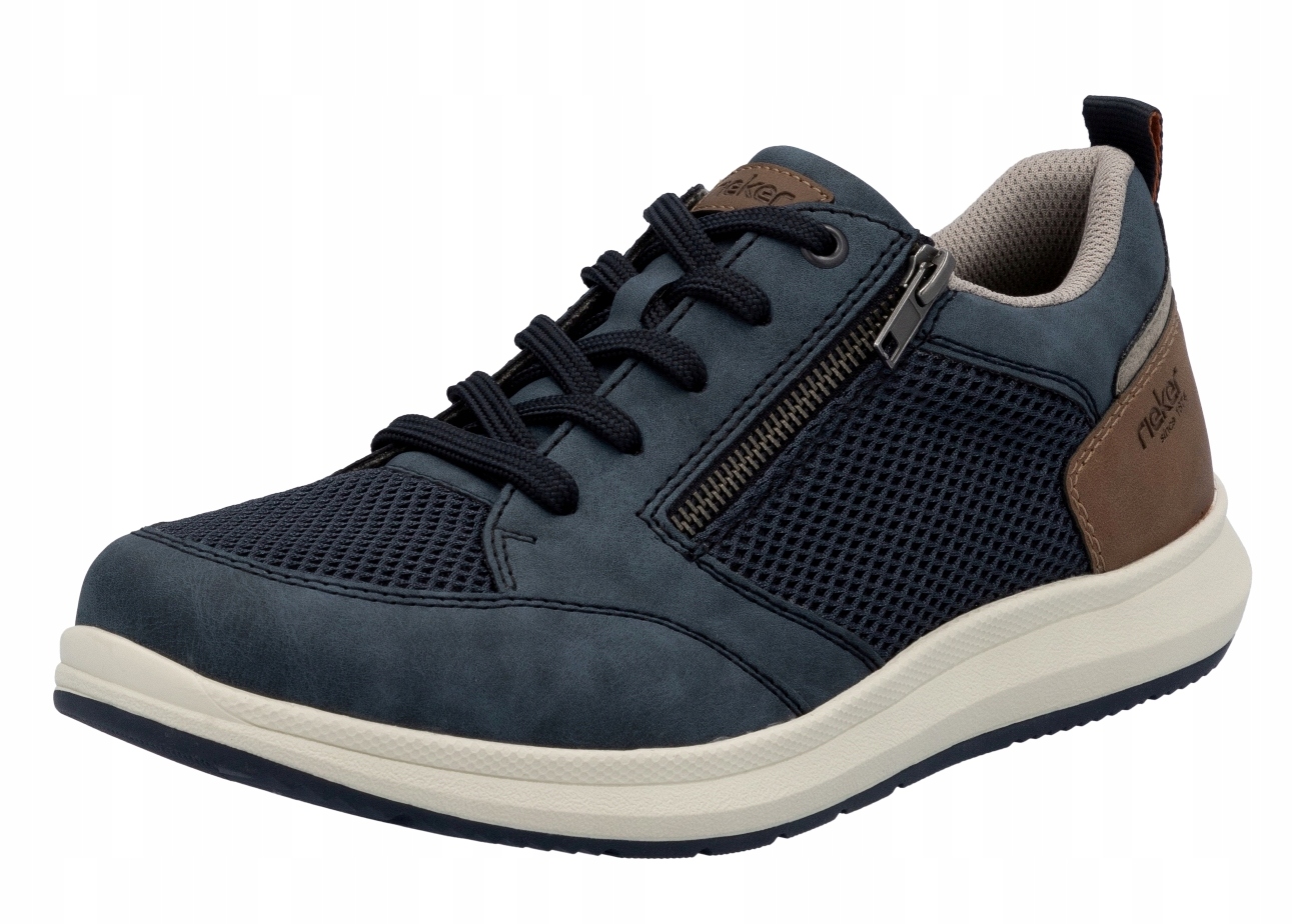 Rieker 16901-14 vel. 40 modré pánské sportovní polobotky