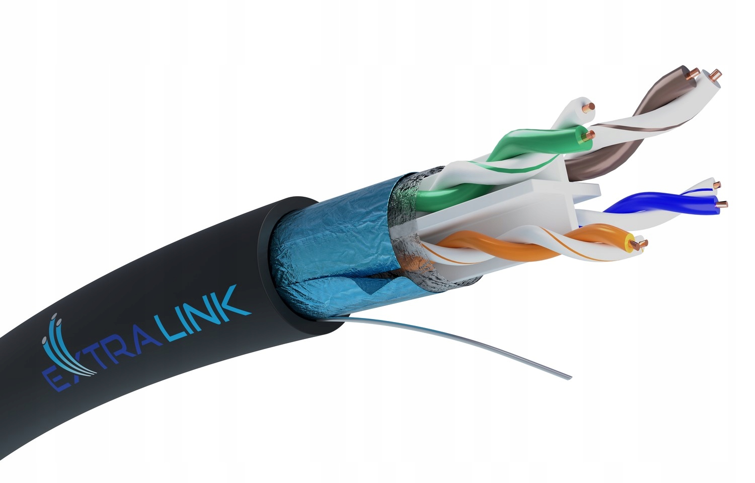 

Kabel Lan CAT6 Ftp skrętka 305M 100% Miedziany