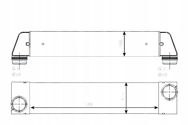 NRF30528 INTERCOOLER LAND ROVER RANGE ROVER Producent części NRF