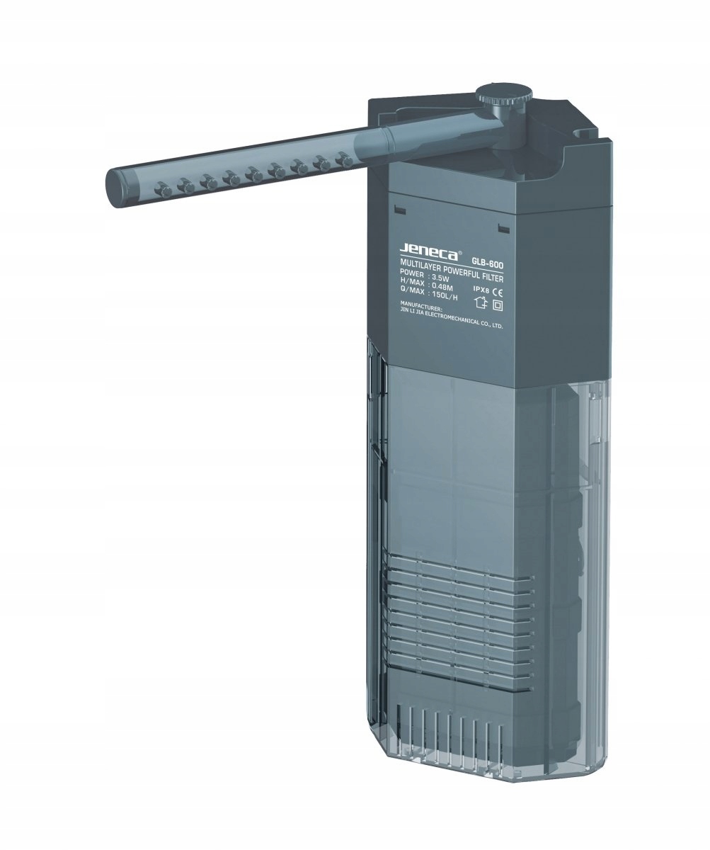 Levně Vnitřní Houbový Rohový Filtr Pro Akvárium 50 L S Provzdušňováním 150 L/h