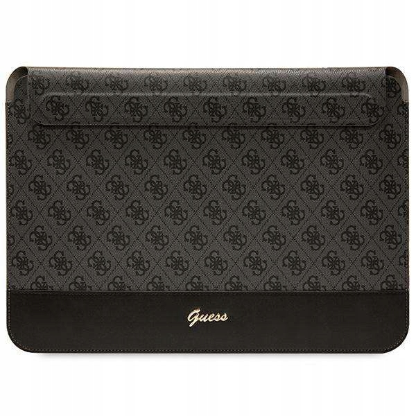 Taška na notebook 14" Guess Sleeve GUCS14PS4SGK 4G Stripe Metal Logo černá