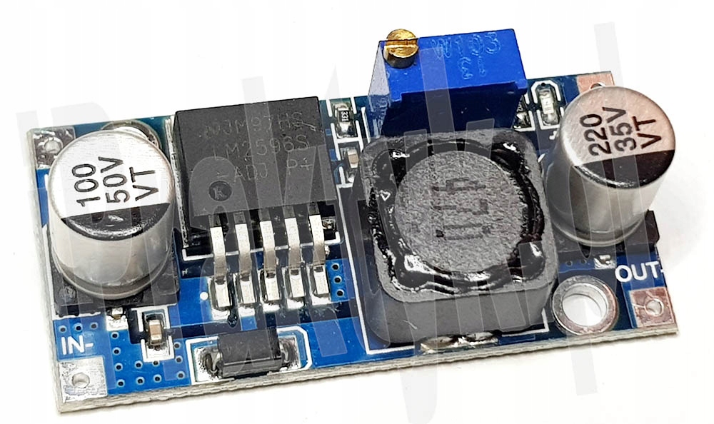 LM2596, Przetwornica BUCK, Step-Down, 1-37V, 3A