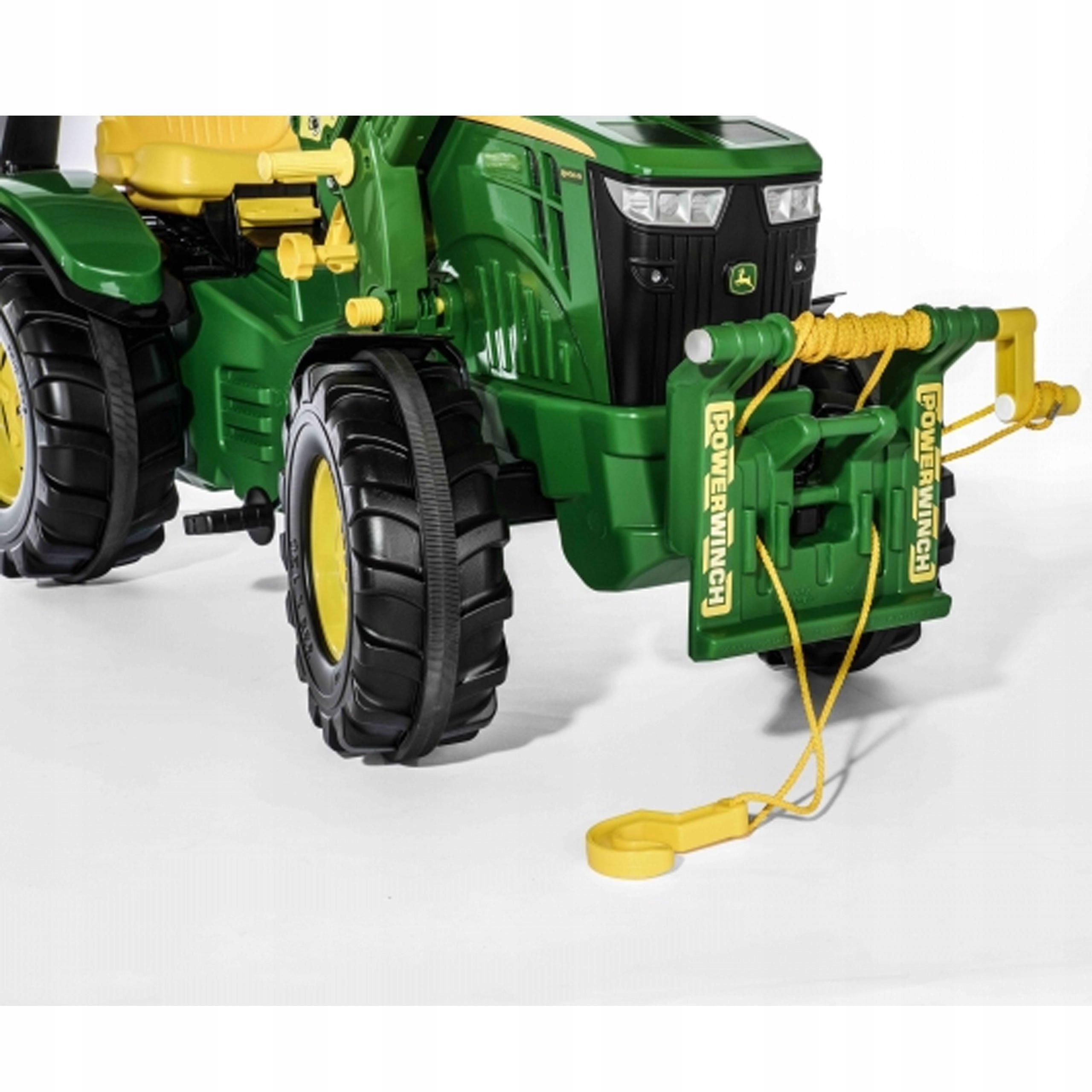 WYCIĄGARKA ZIELONA DODATEK DO TRAKTORKA ROLLYPOWERWINCH ROLLY TOYS Kod producenta 408986