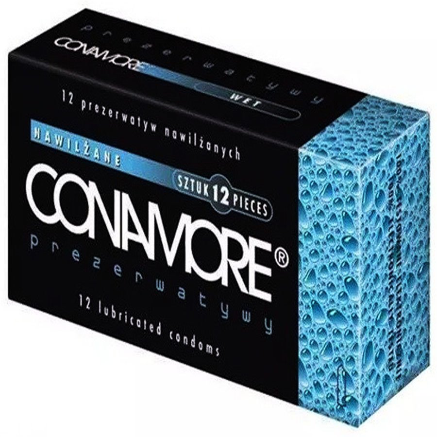 

Conamore Wet Prezerwatywy Nawilżane 12 Sztuk