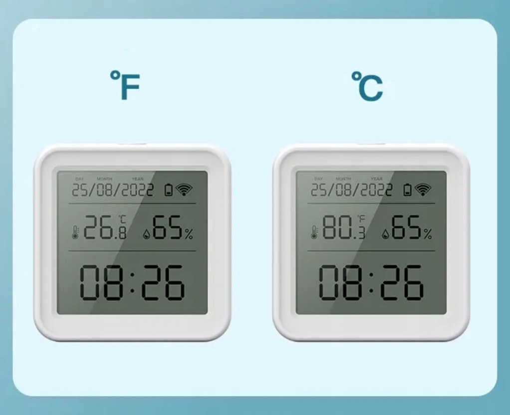 CZUJNIK TEMPERATURY I WILGOTNOŚCI LCD TUYA SMART WIFI HIGOMETR Rodzaj czujnika temperatury wilgotności