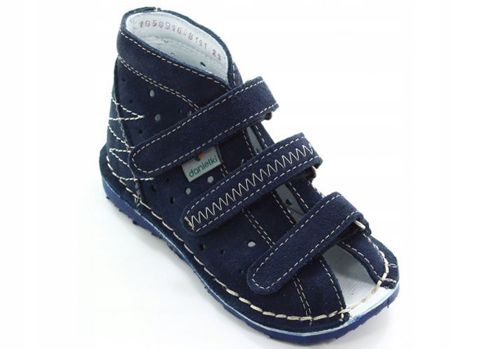 Danielki kapcie profilaktyczne T105 r 26 granat B Odcień granatowy