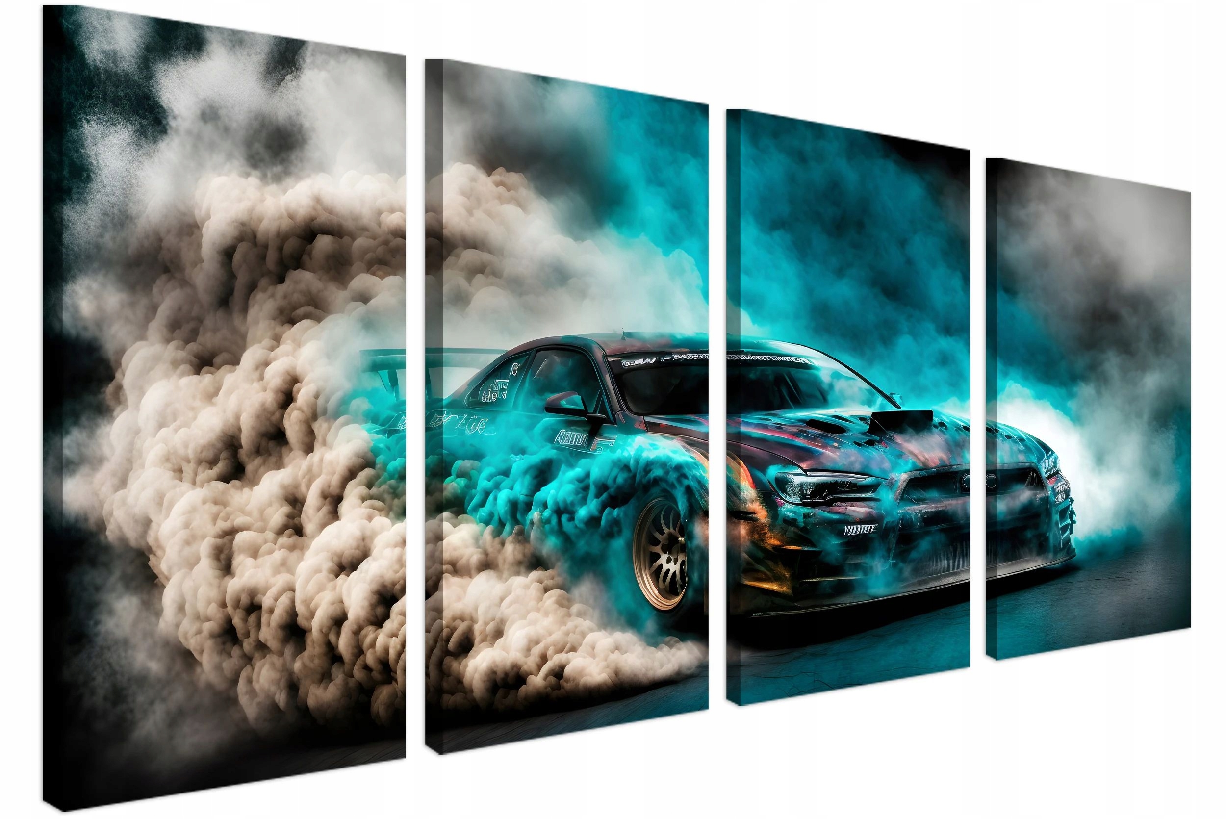 Moderní obrazy do obývacího pokoje Velký obraz Drift Dekorace na zeď 80x160