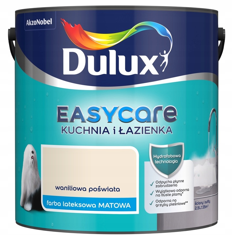 

Dulux Kuchnia Łazienka- waniliowa poświata, 2.5l