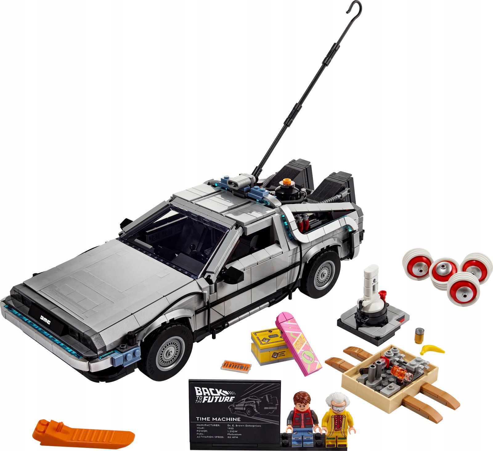 LEGO 10300 Powrót do przyszłości - DeLorean - NOWY Płeć chłopcy dziewczynki