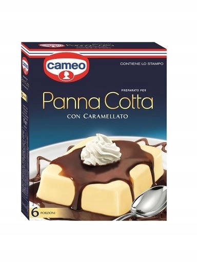 Levně 5x Panna Cotta dezert Cameo Carmellato s karamelem, základ pro přípravu dezertu