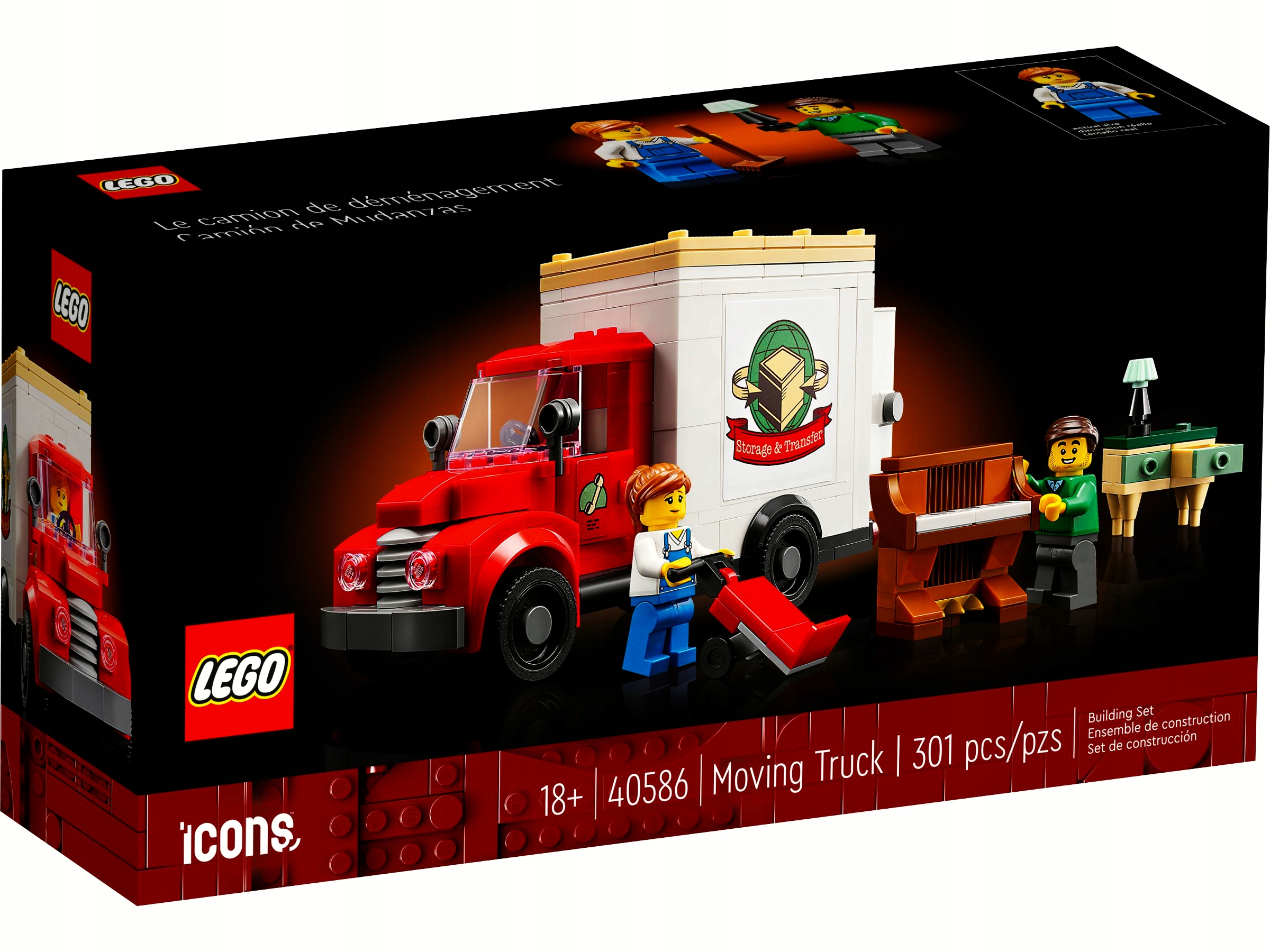 

Lego 40586 Icons Ciężarówka do przeprowadzek Nowe