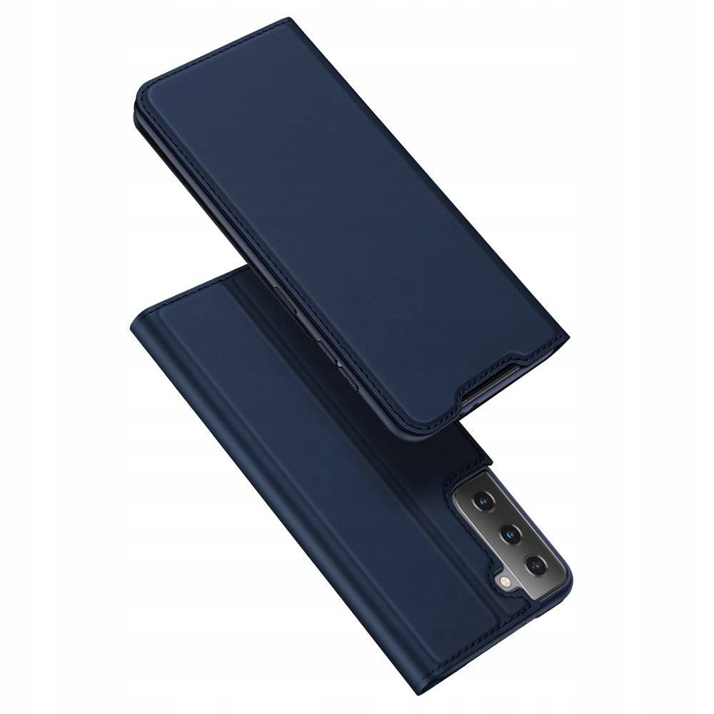 

Etui z klapką skórzane do Samsung S21 Niebieski
