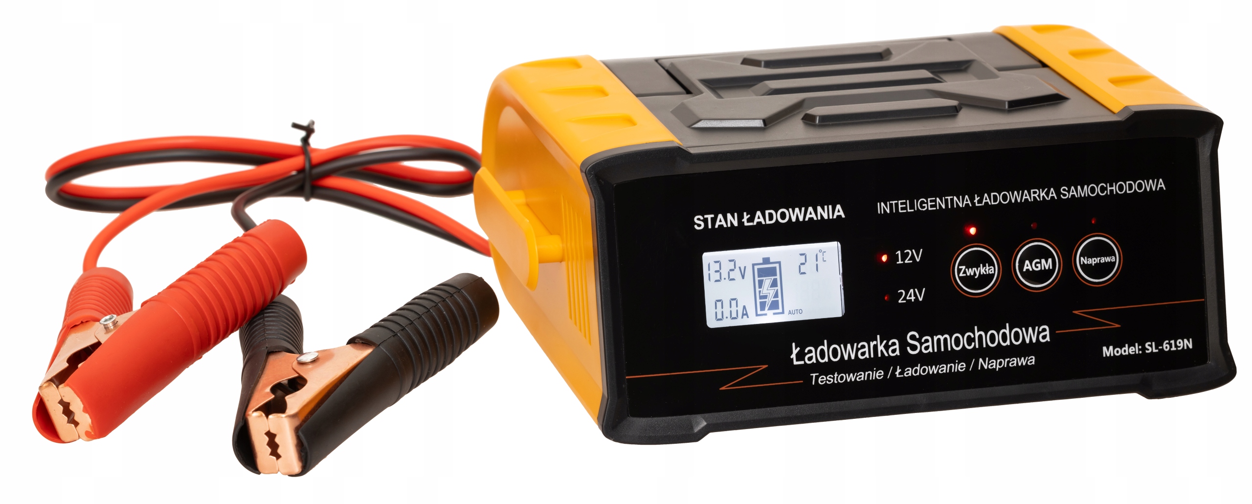 PROSTOWNIK SAMOCHODOWY DO AKUMULATORÓW 24V 12V 25A AGM START-STOP Marka Linbox