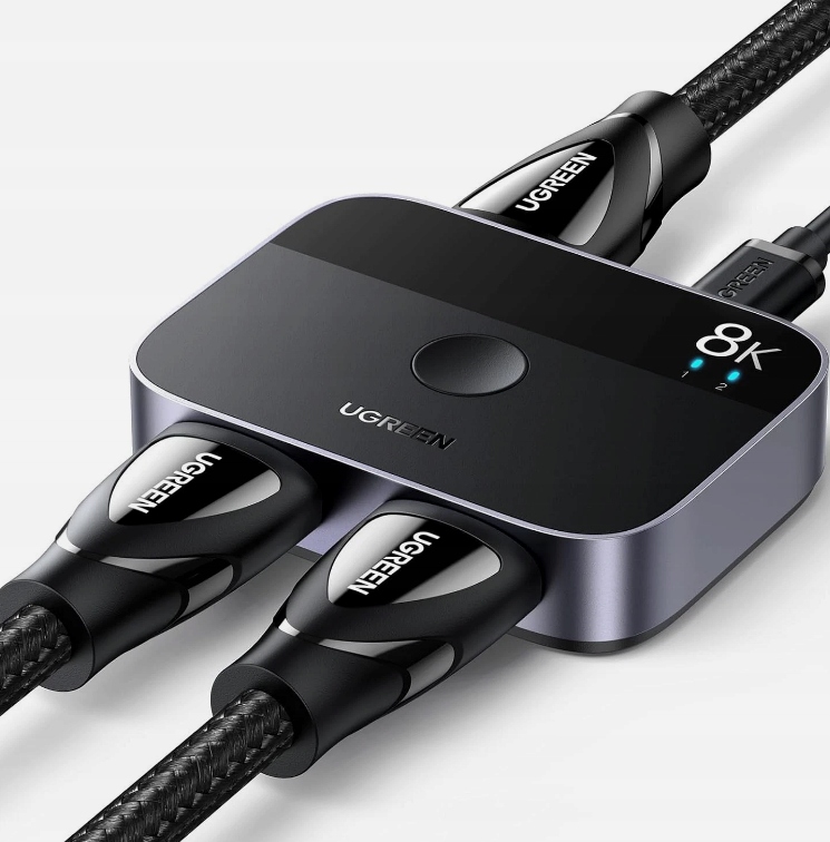 Ugreen Przełącznik Hdmi 8K@60Hz Switch aluminiowy CM561