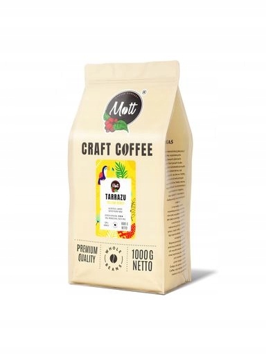 Káva zrnková 1 kg 100% Arabica Čerstvě pražená Kostarika Žlutá Mott Coffee