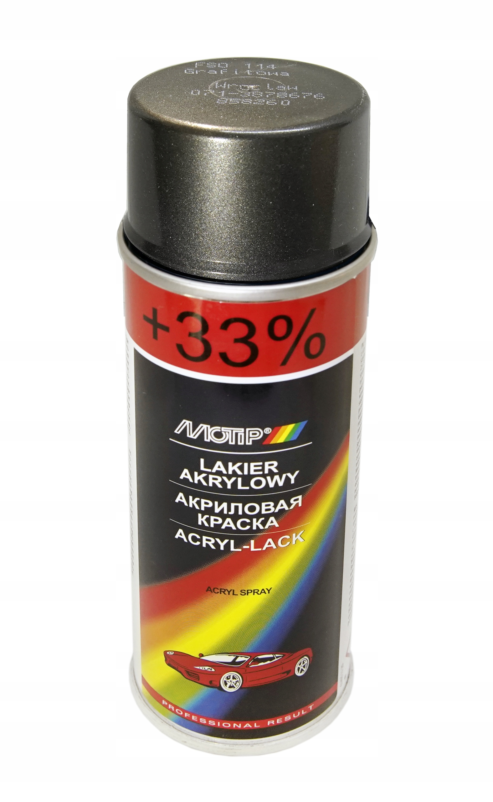 Lakier Motip Dupli Grafitowy Akryl 114 Fso 200ml