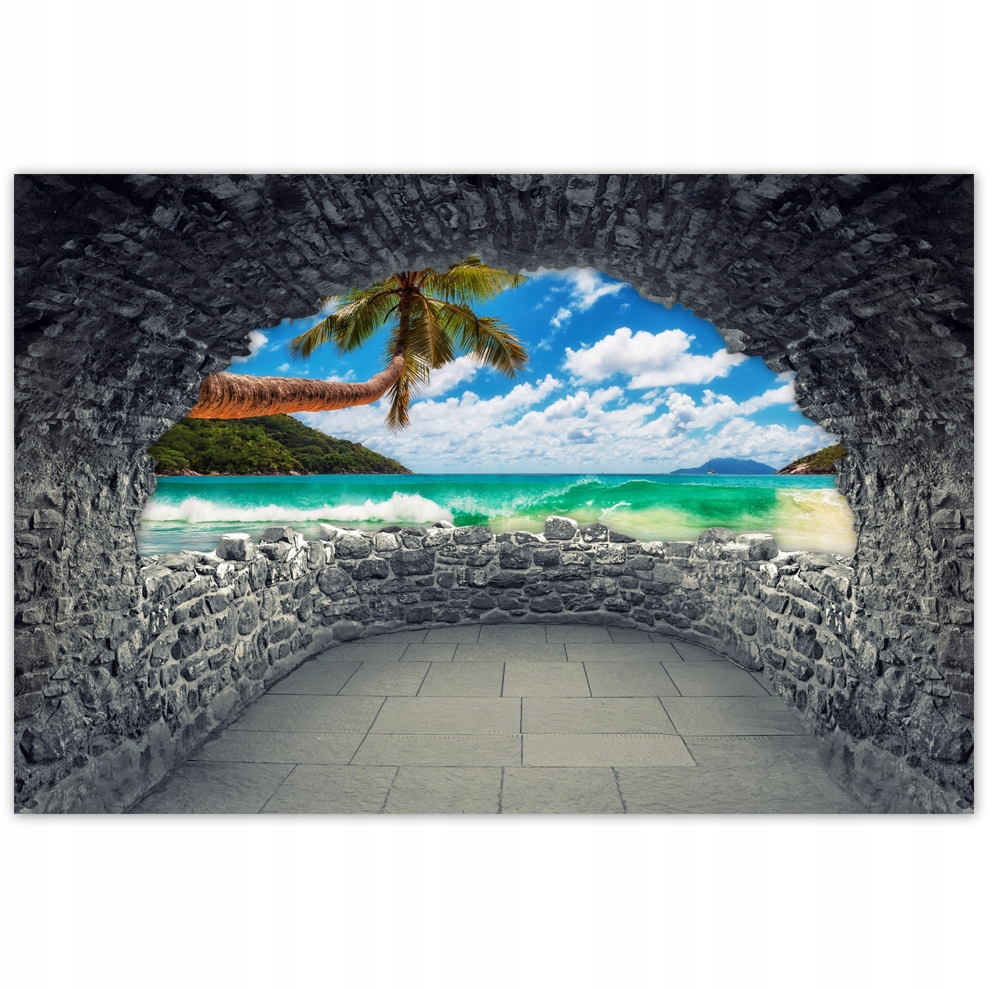 

Naklejki 90x60 Tropiki Palmy Plaża
