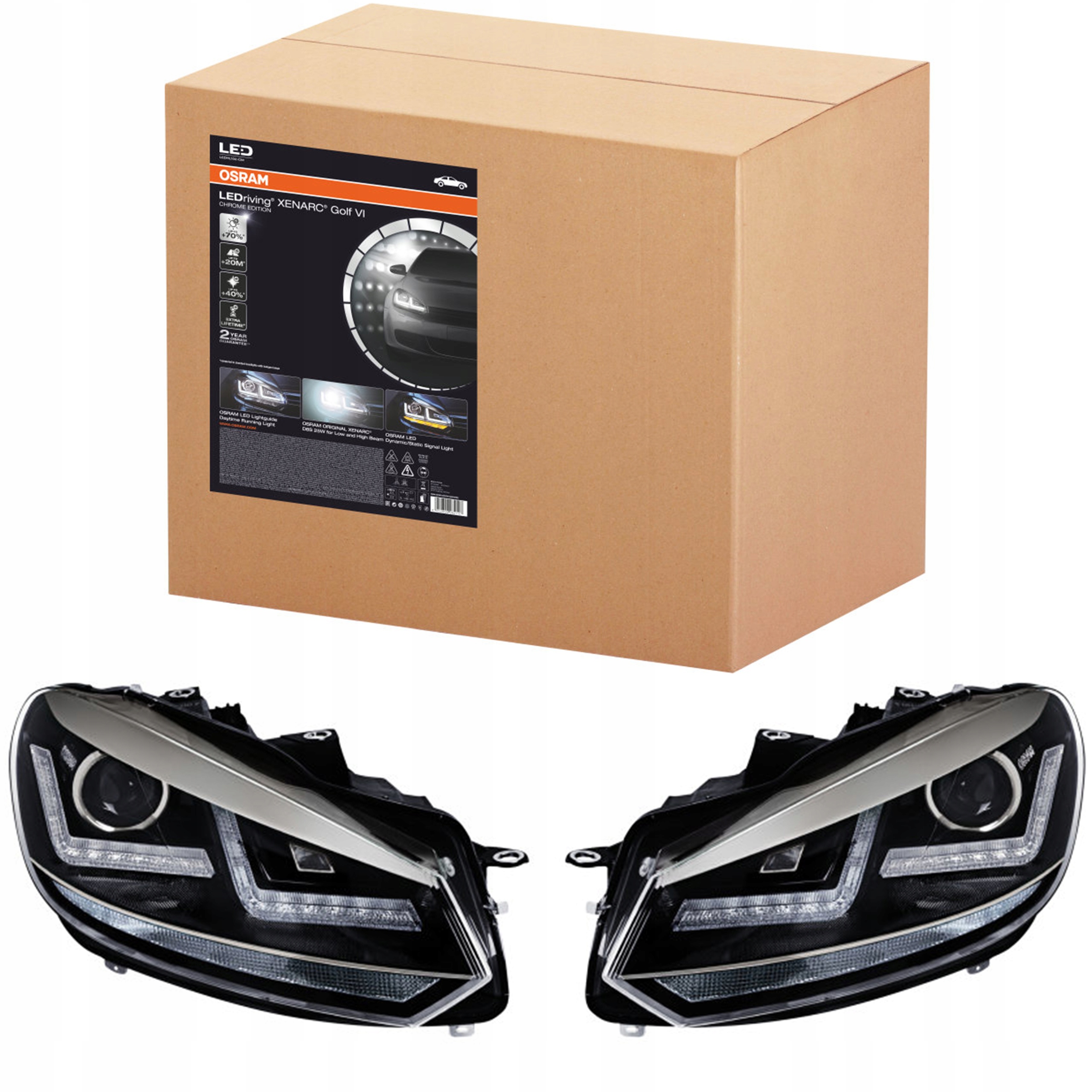 

Osram Lampy Led Hl 102-BK Volkswagen Golf VI Chrom