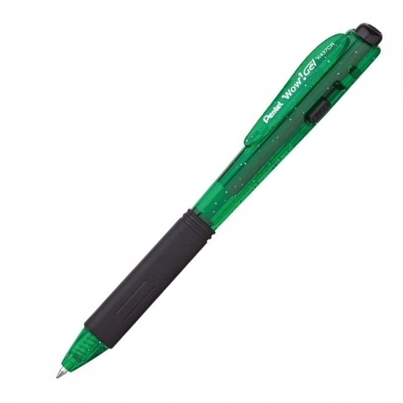 

Długopis Żelowy Pentel K437CR 0,7mm Wow Zielony