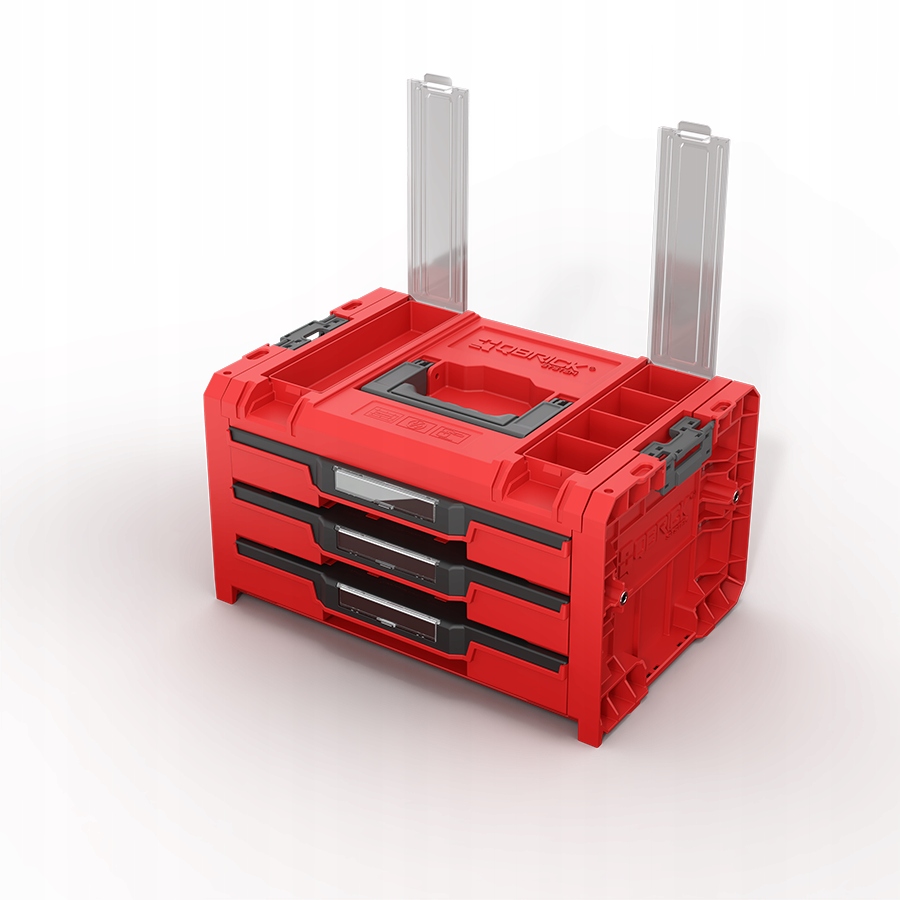 Skrzynia Narzędziowa Szuflady Pro Drawer 3 2.0 Profi Expert Red Qbrick