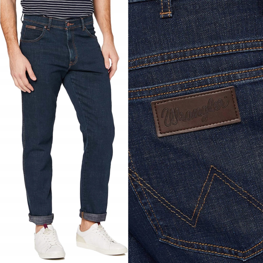 Wrangler Texas Slim Cross Game lehce přiléhavé džínové kalhoty W40 L32
