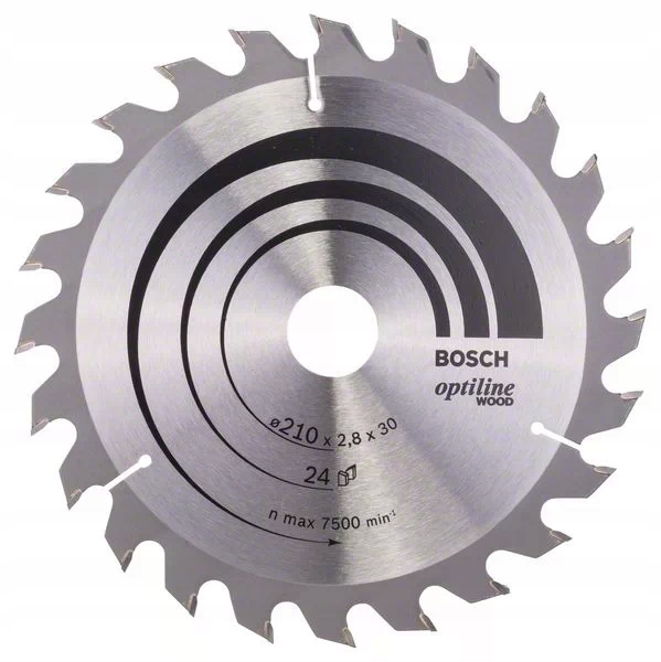 

Bosch Tarcza Pilarska Optiline Wood 210x30 Z24