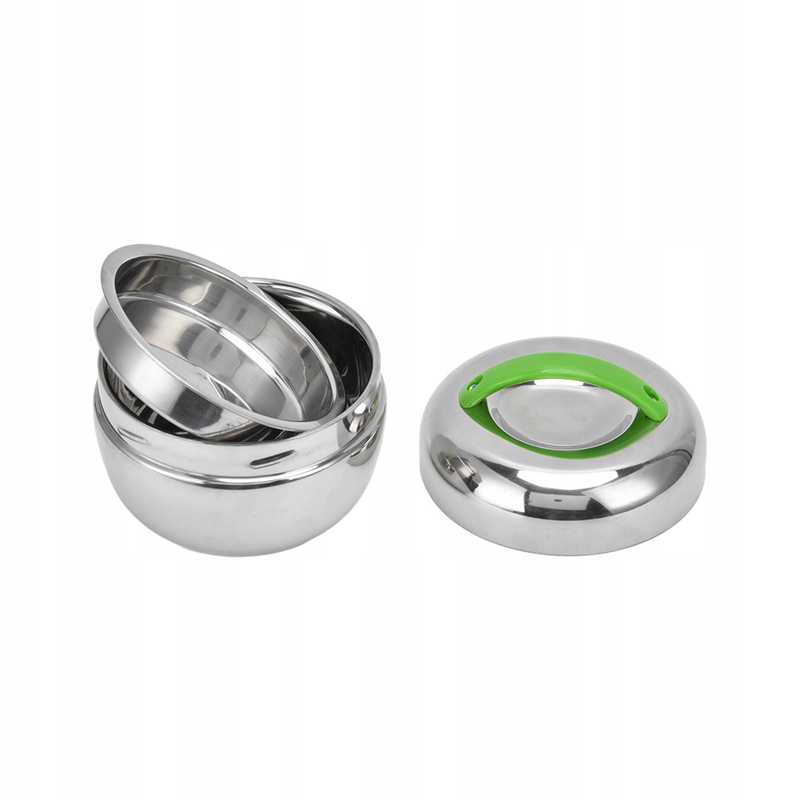 LUNCHBOX ŚNIADANIÓWKA TERMOS OBIADOWY POJEMNIK TERMICZNY NA ŻYWNOŚĆ STAL Pojemność 0.8 l