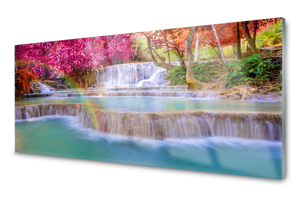 Sklenený panel do kuchyne Vodopád 125x50
