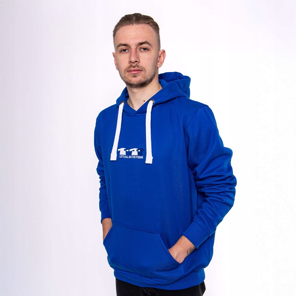 Bluza Lech Poznań Haftowane Koszulki The Poznan Niebieska r. XL