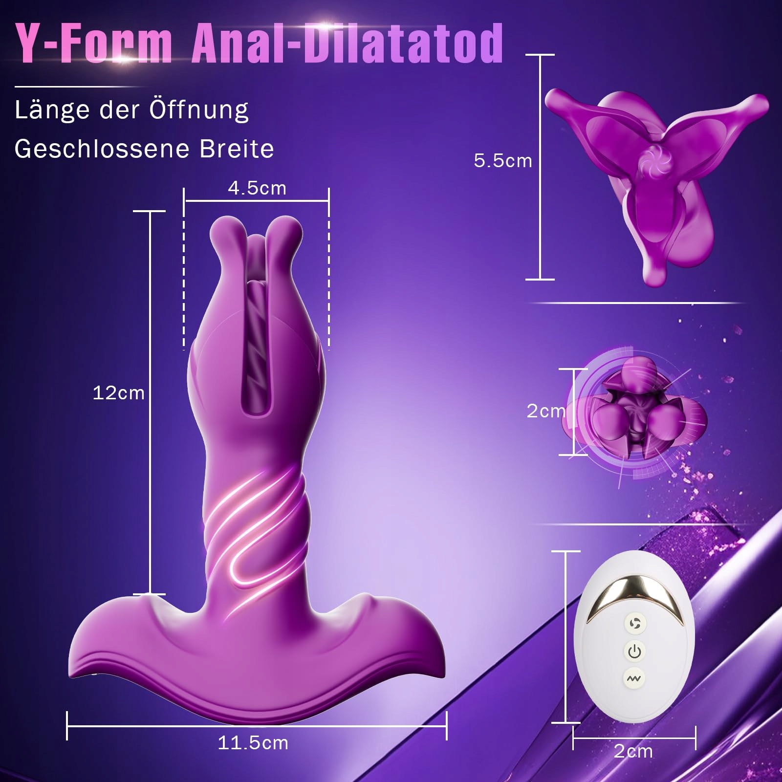 BUTTERFLY Wibrator Analny Dla Mężczyzn Z Funkcją Wibracji — miniatura 4