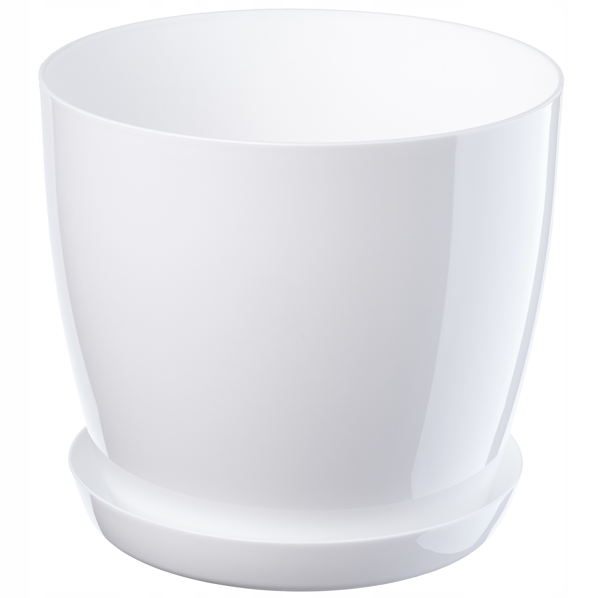 

Doniczka Osłonka Na Kwiaty Podstawka Biała 23cm