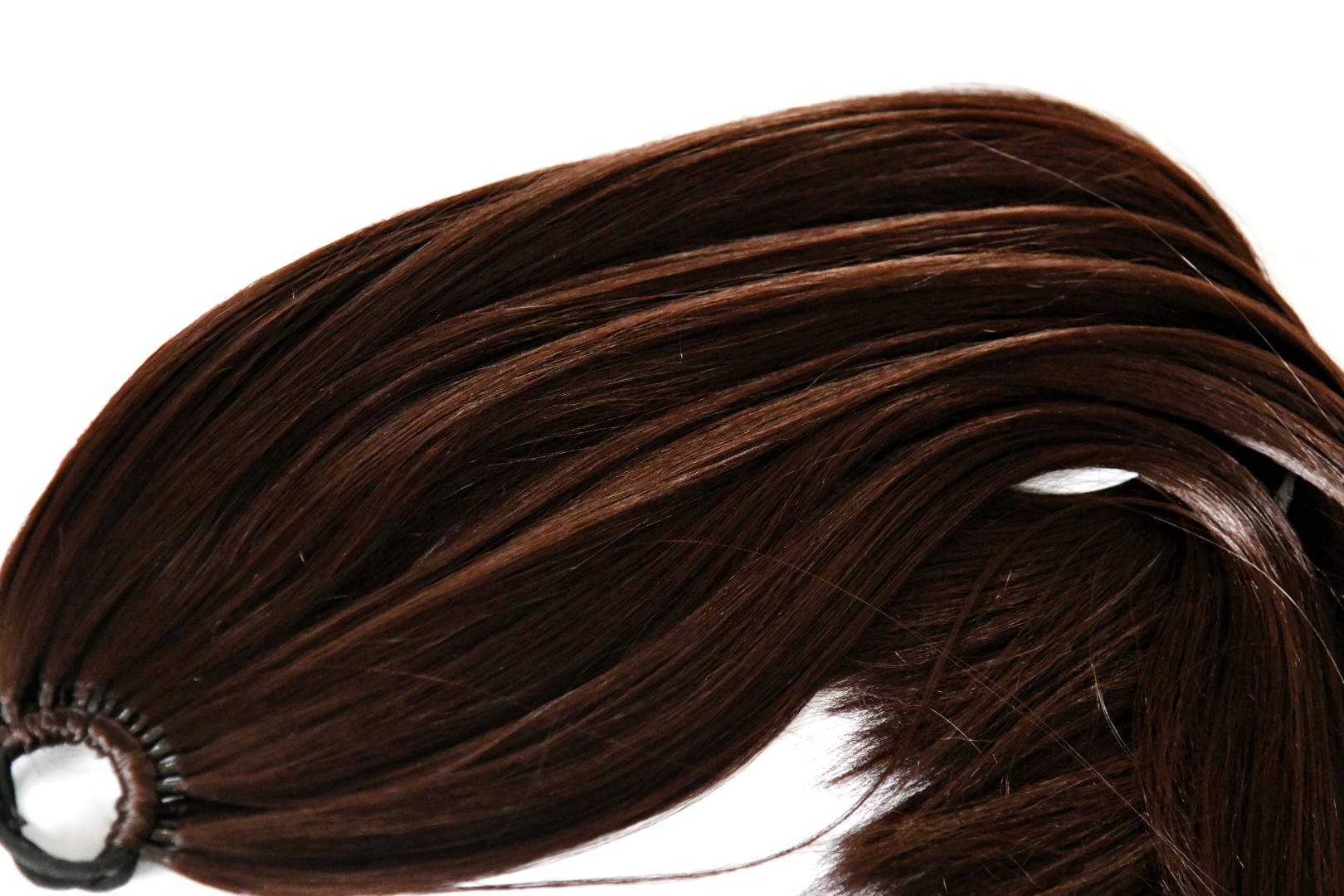 Culík na gumičce, prodloužení culíku Čokoládově hnědá L 120g