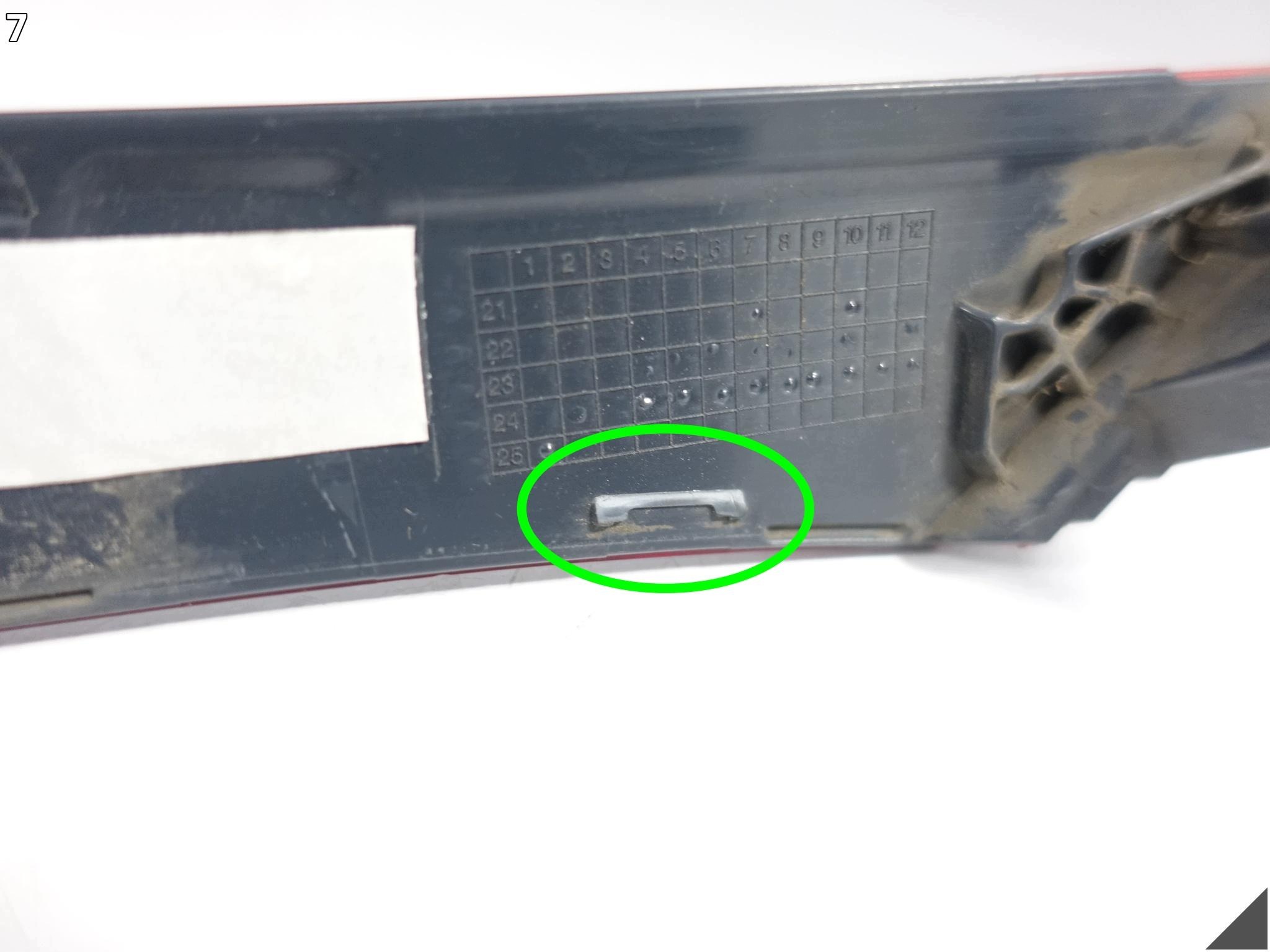 MERCEDES E-class W214 sedan S214 T-MODELL 23- ODBLASK cap boot door