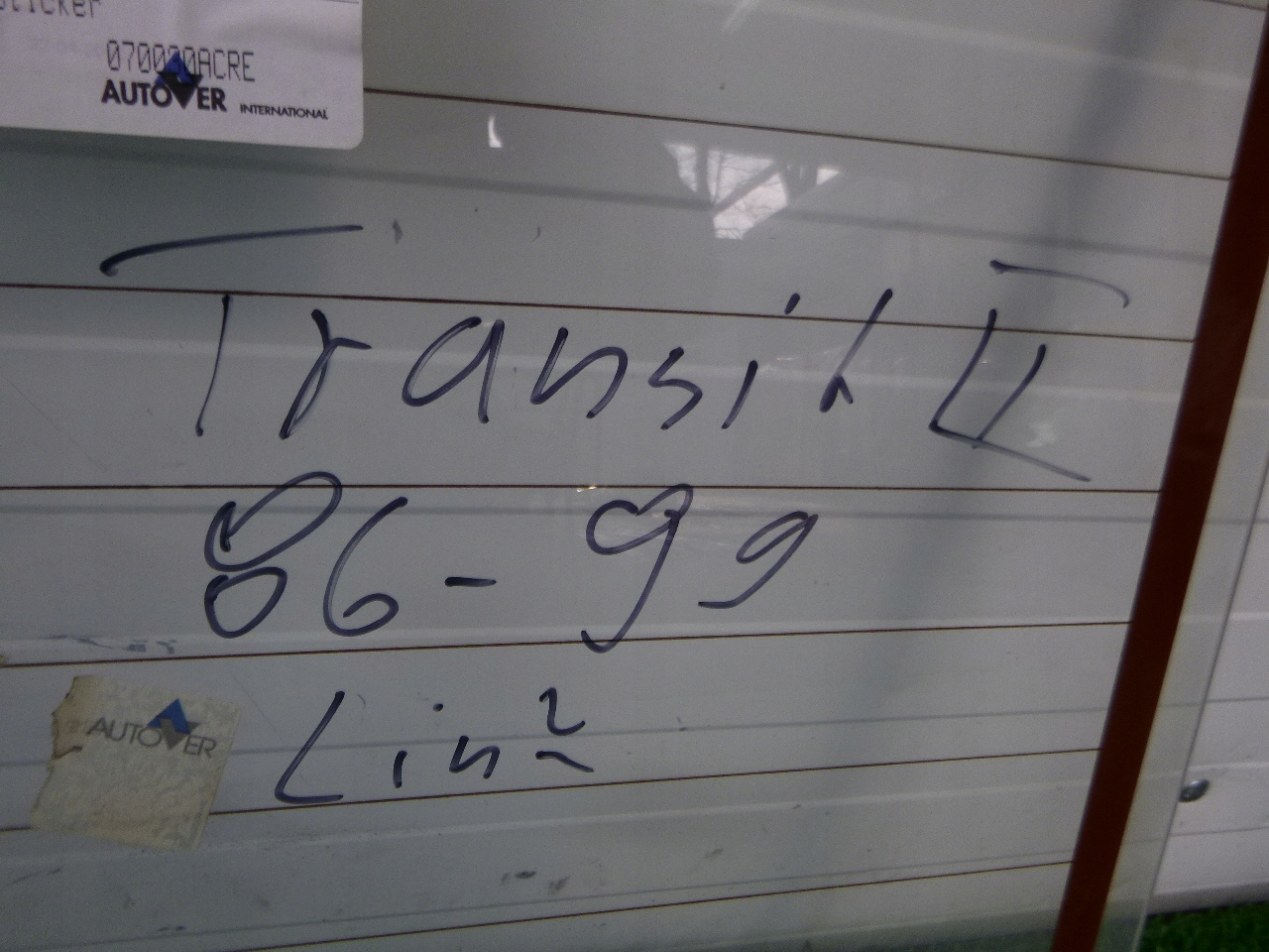 FORD TRANSIT II MK2 86-99 window rear left new