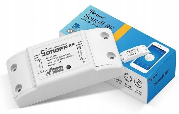 

Inteligentny przełącznik WiFi Rf 433 Sonoff Rf R2