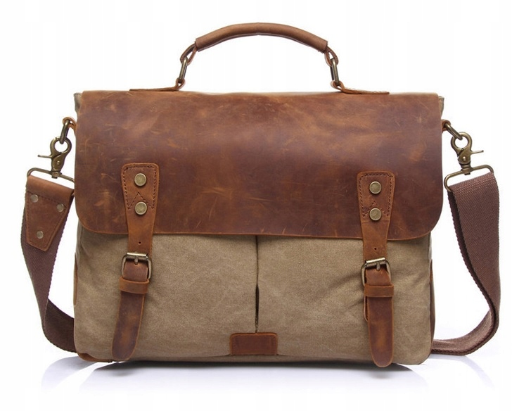 

Torba A4 na laptopa listonoszka Skórzana Vintage