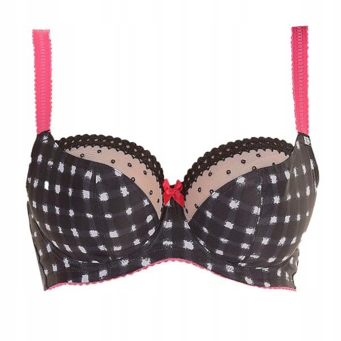 Cleo Podprsenka 65GG/30GG Minnie 7431 Gingham Pr