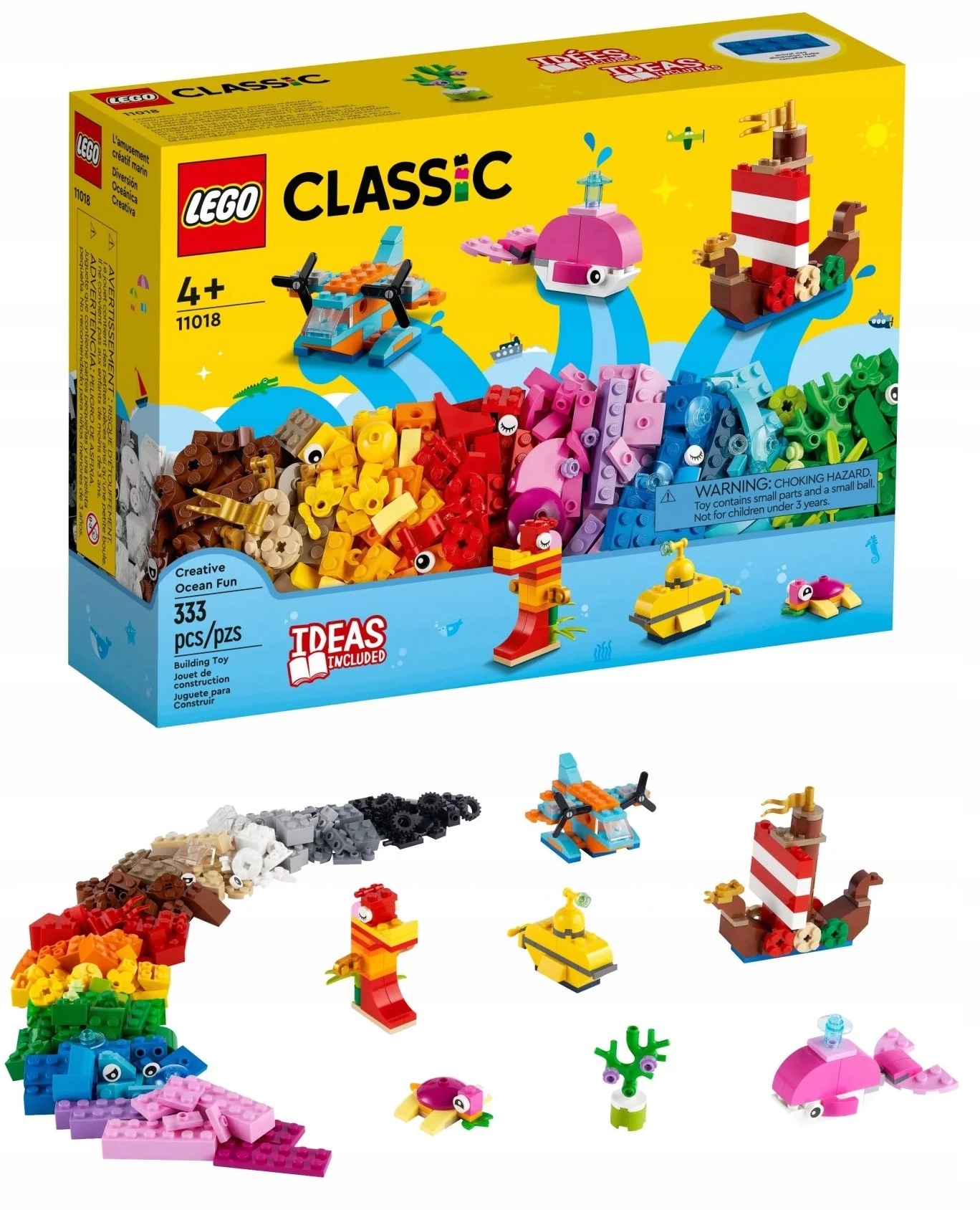 

Lego Classic Kreatywna oceaniczna zabawa 11018