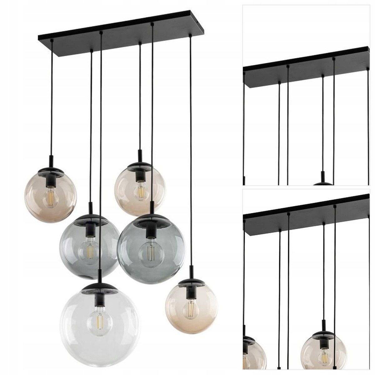 Závěsná lampa Esme vícebarevná, moderní atmosféra do obývacího pokoje Tk Lighting