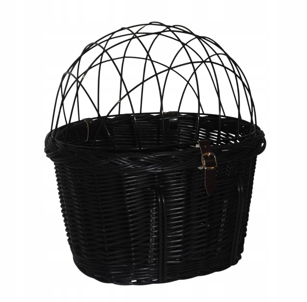 Koszyk wiklinowy na rower dla Psa-kota do 10kg