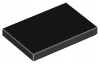 

Lego 26603 płytka tile 2x3 czarny 1 szt Nowy